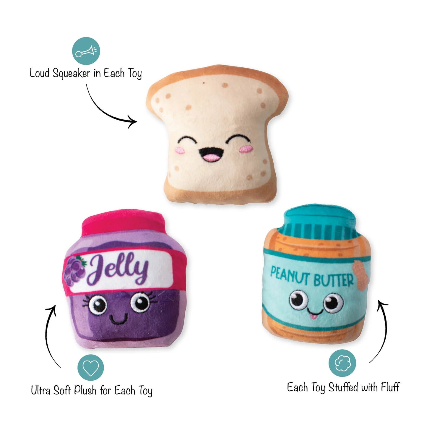 Sticky Situation - 3 pc. Dog Toy