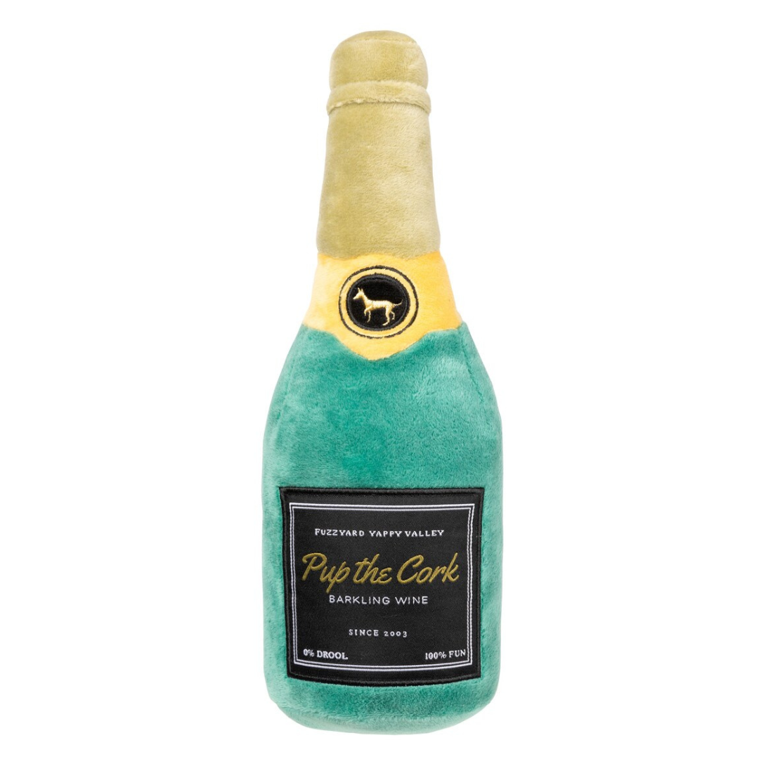 "Barkling" Wine Plush Dog Toy