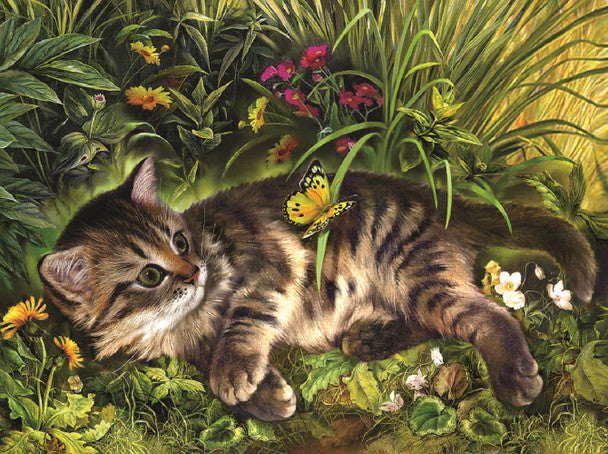 Garden Kitten Play - 1000 pc Puzzle