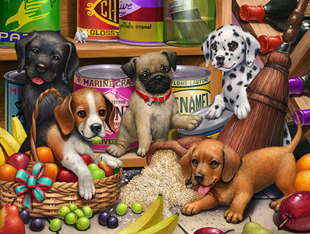 Larder Puppies - 500 pc Puzzle