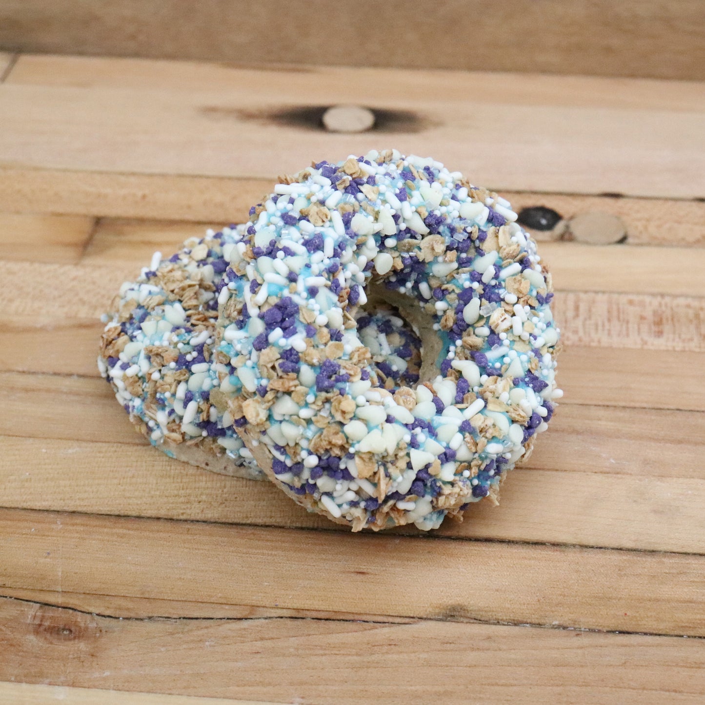 Blueberry Cobbler Granola Donut