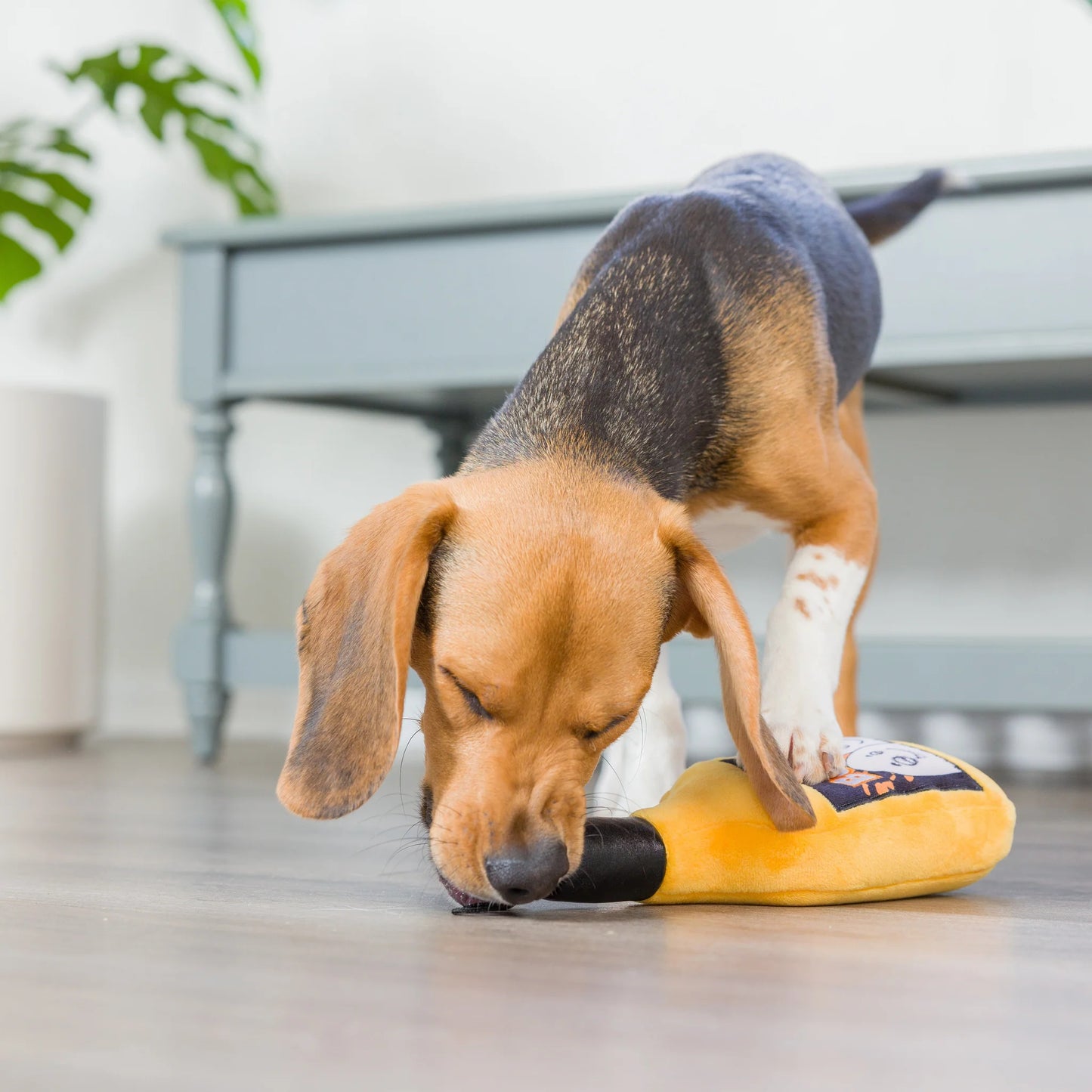 Bottle of Booz Dog Toy
