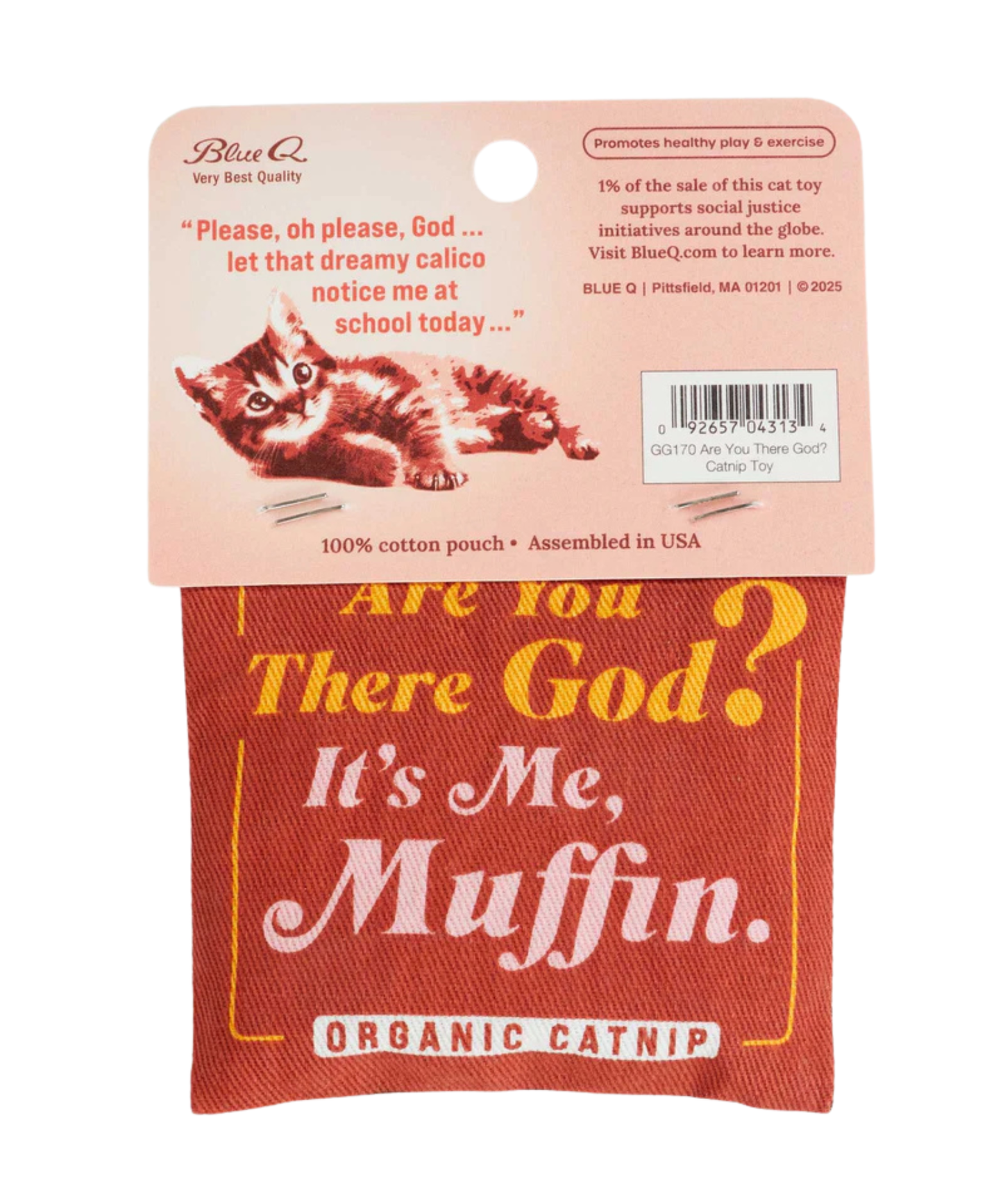 Are You There God? It's Me, Muffin Catnip Toy