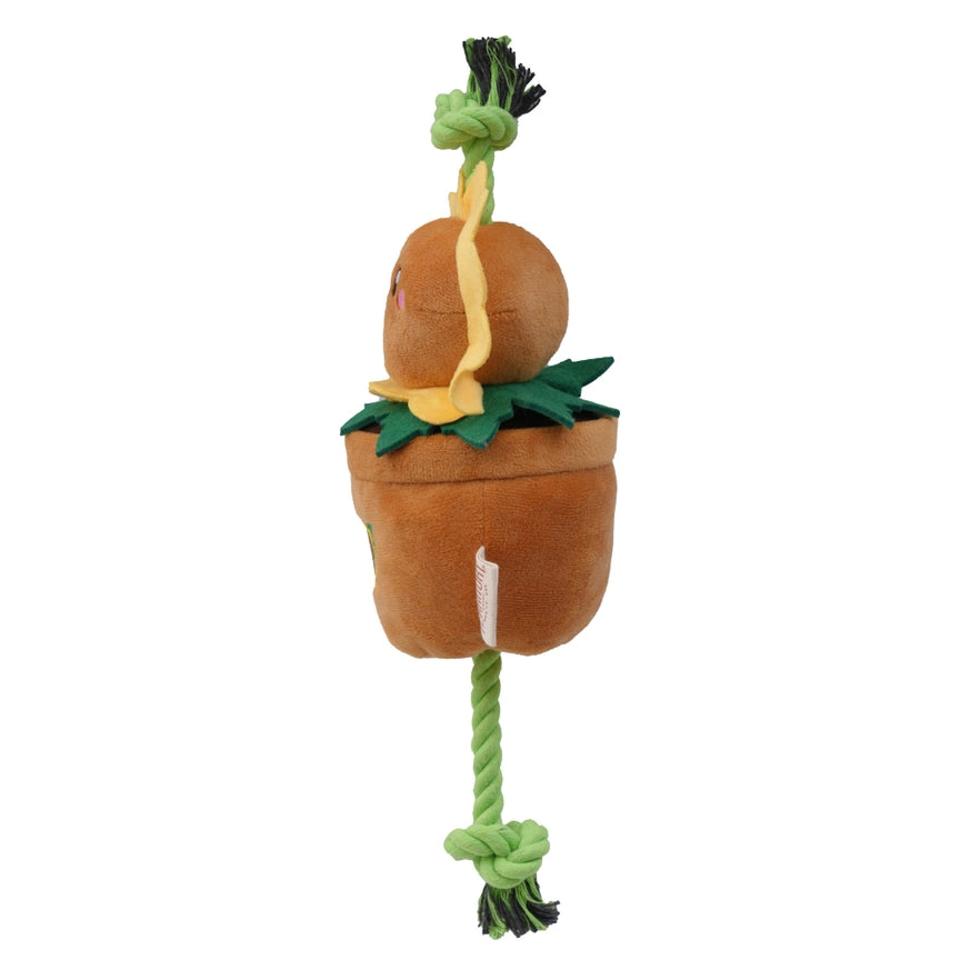 Treat & Tug Toy - Sunflower Pot