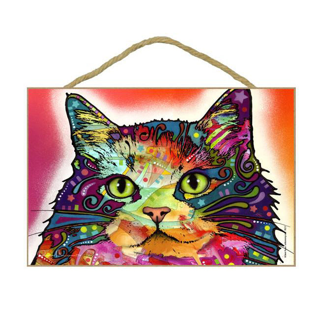 Ragamuffin Cat Wood Plaque Sign