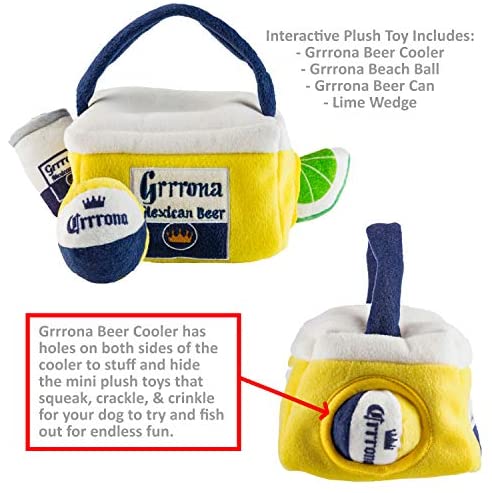 Grrrona Cooler Plush Dog Toy