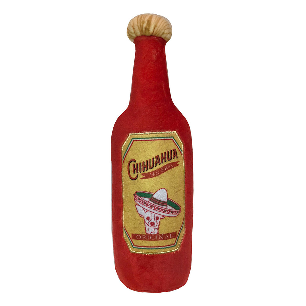 Chihuahua Hot Sauce Power Plush Dog Toy
