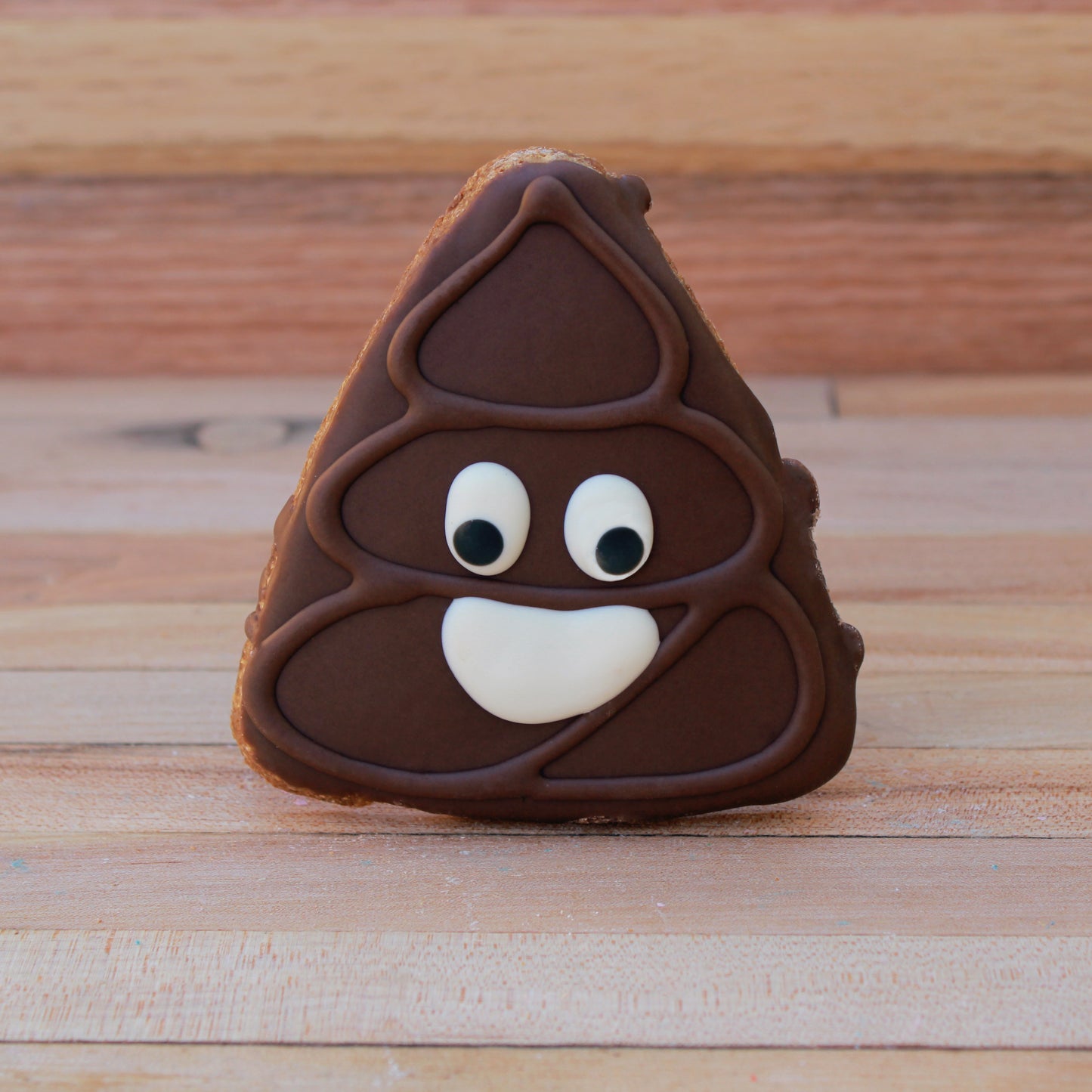 Frosted Poop Emoji Dog Treat