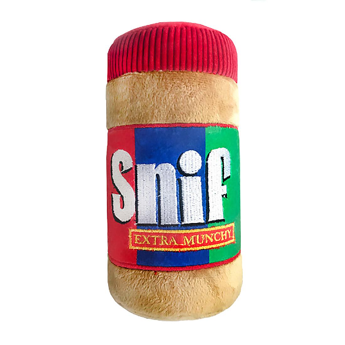 Snif Jar Power Plush Dog Toy