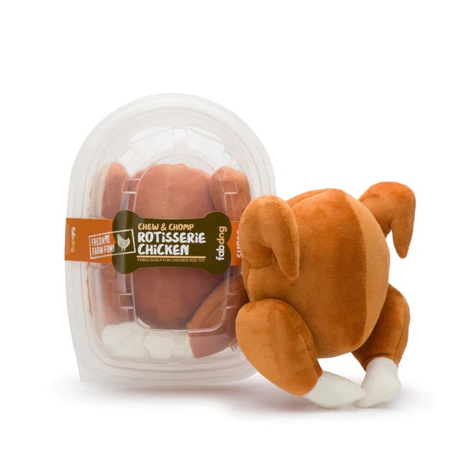FabDog Foodies - Rotisserie Chicken Toy