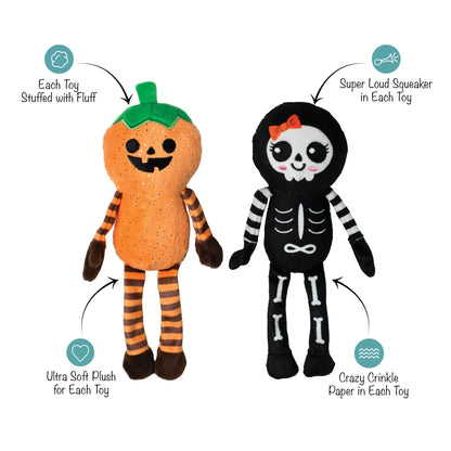 Oh My Gourd! Two Piece Dog Toy Set