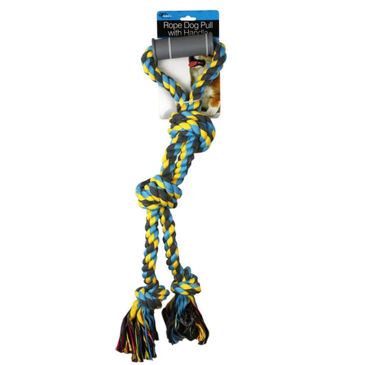 Rope Dog Pull Toy with Handle