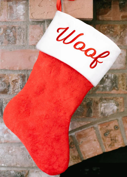 Pet Stocking - Woof