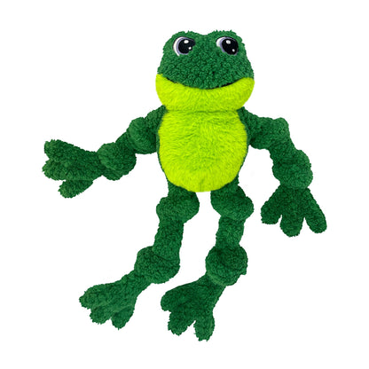Kong Knots Frog Squeaker Dog Toy - LG/XL