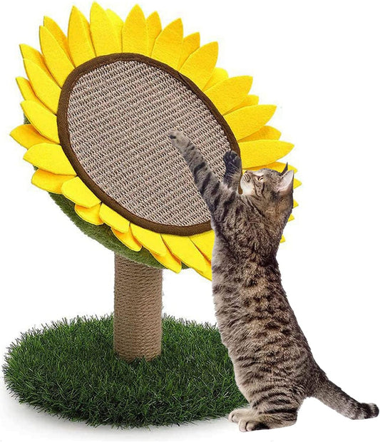 Sunflower Cat Scratching Post