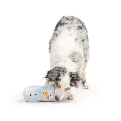 Squeak 'n Peek Snowman Dog Toy