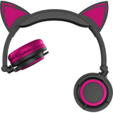 HYPE Cat Ear LED Headphones - Pink