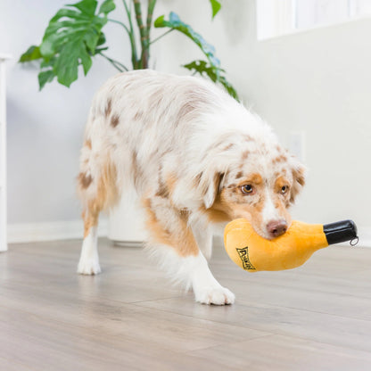 Bottle of Booz Dog Toy