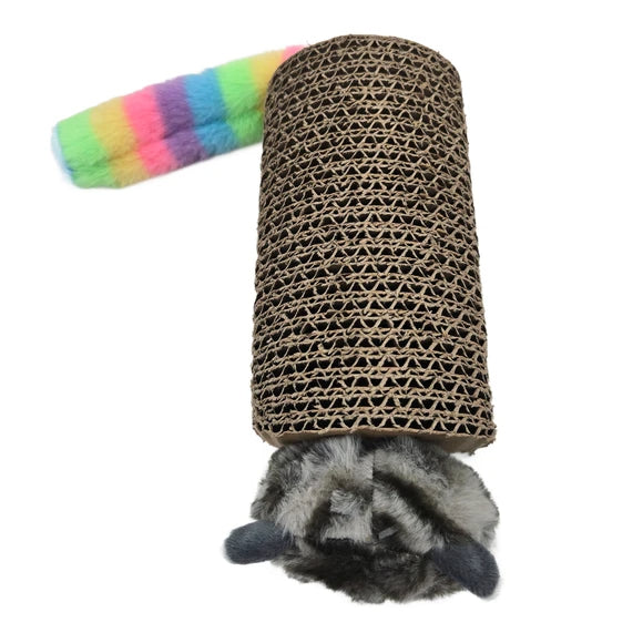 Grumpy Plush Cat Scratching Board