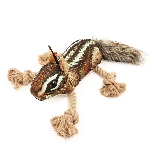 Chipmunk Rope Dog Toy