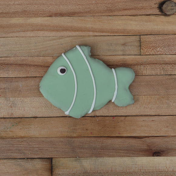 Frosted Fish Treat - Green Fish