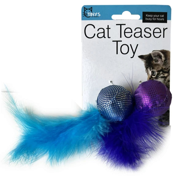 Cat Teaser Feather Ball
