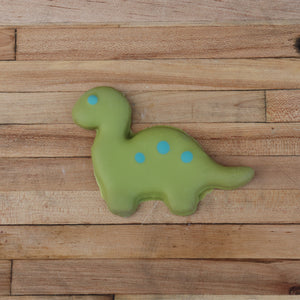 Frosted Green Dino Dog Treat