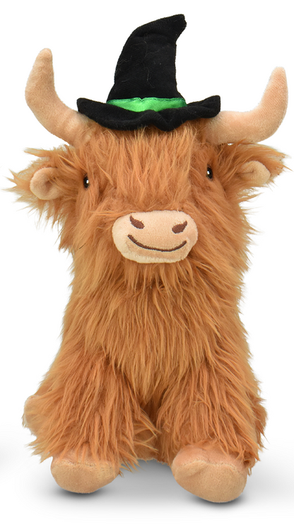 Bewitched Highland Cow Toy (Assorted Hat Color)
