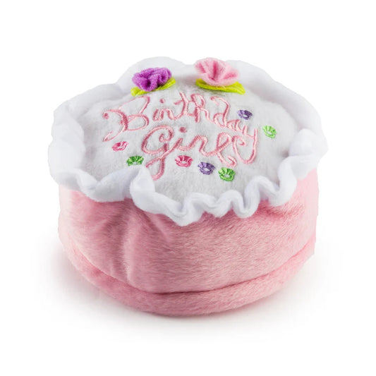 Birthday Girl Plush Toy Cake - Small