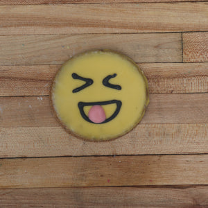 Frosted Emoji Cookies - Playful