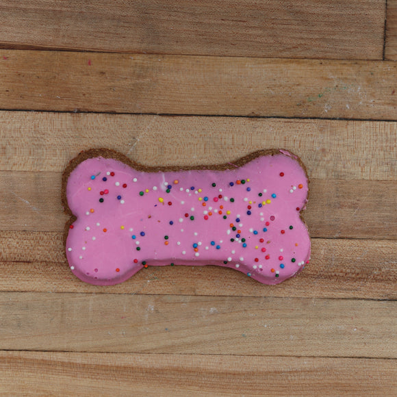 Frosted Sprinkle Bone - Pink