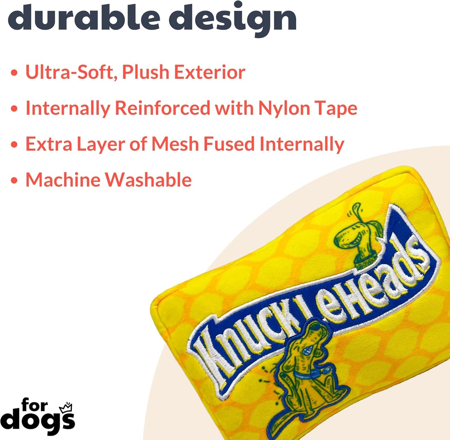 Knuckleheads Dog Toy (Multiple Sizes Available)