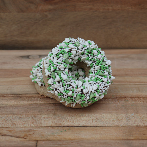 Mint Carob Chip Granola Donut