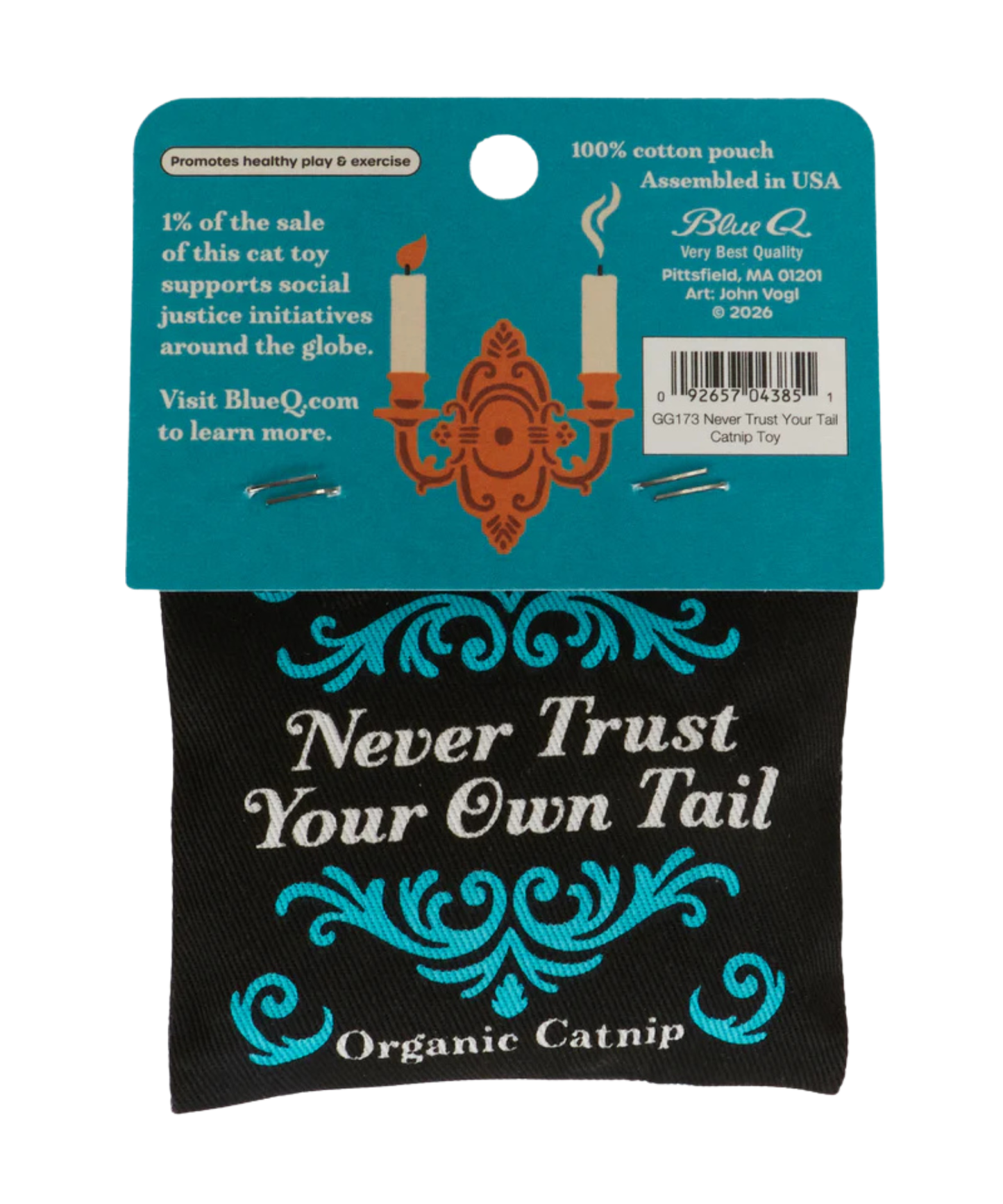 Never Trust Your Own Tail Catnip Toy