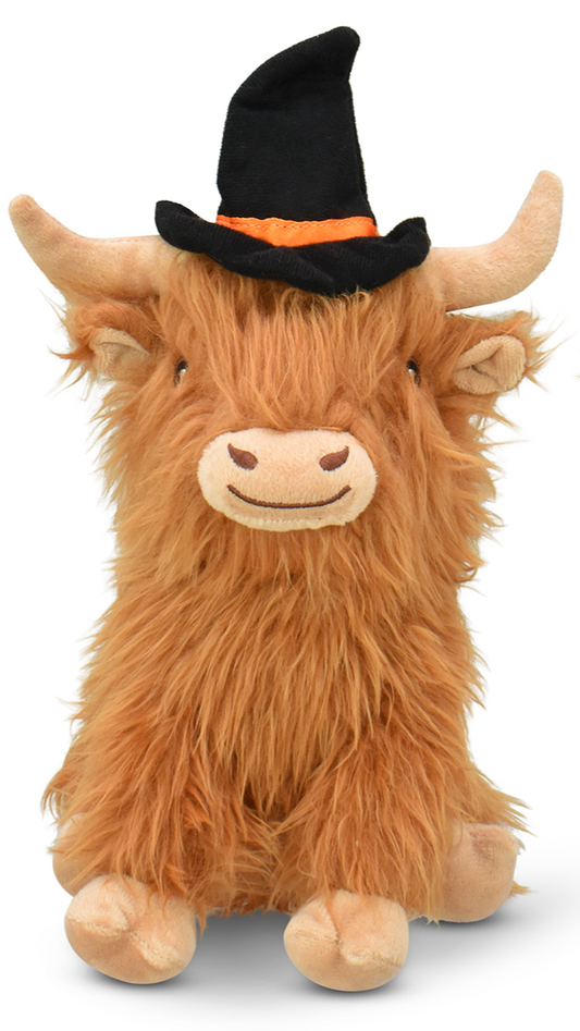 Bewitched Highland Cow Toy (Assorted Hat Color)