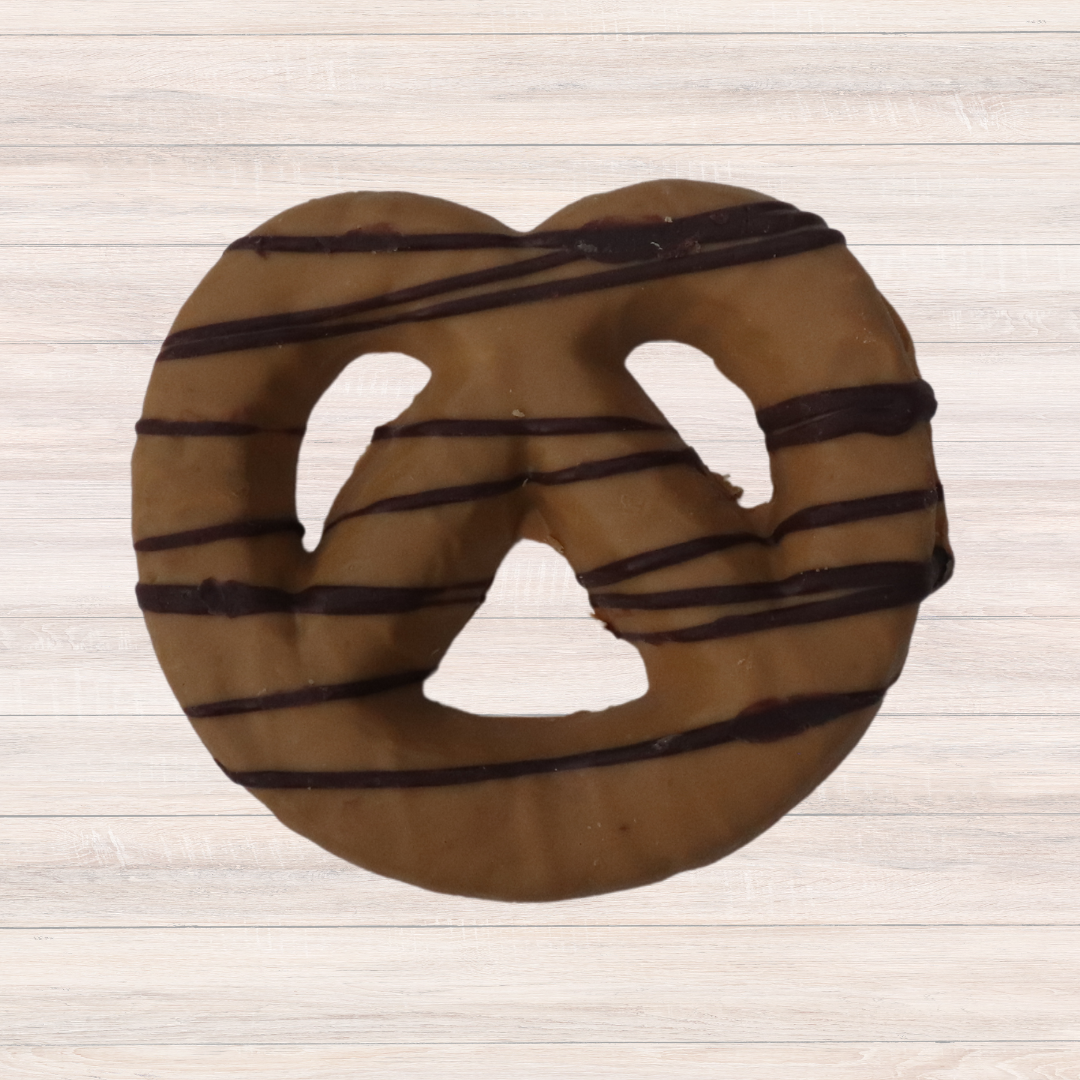 A closer look at Can Dogs Have Chocolate-Drizzled Pretzels