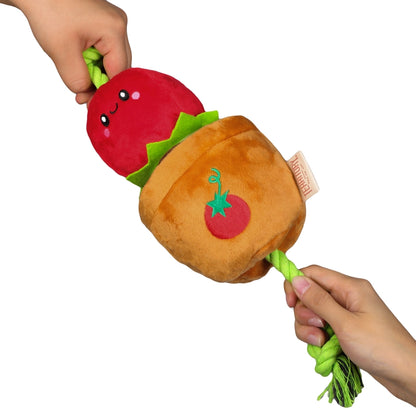 Treat & Tug Toy – Tomato