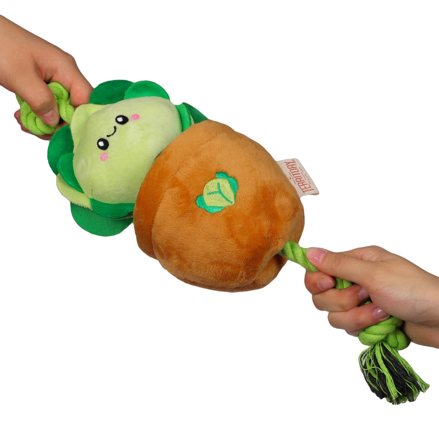 Treat & Tug Toy – Lettuce