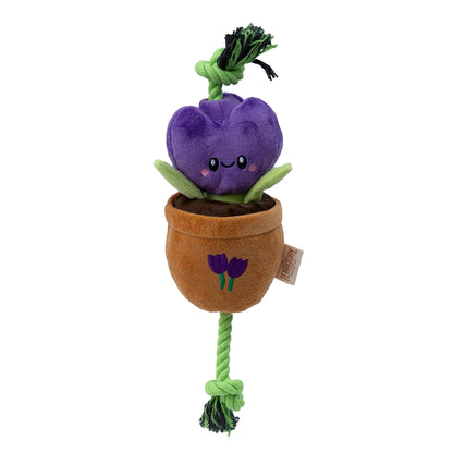 Treat & Tug Toy – Purple Tulip