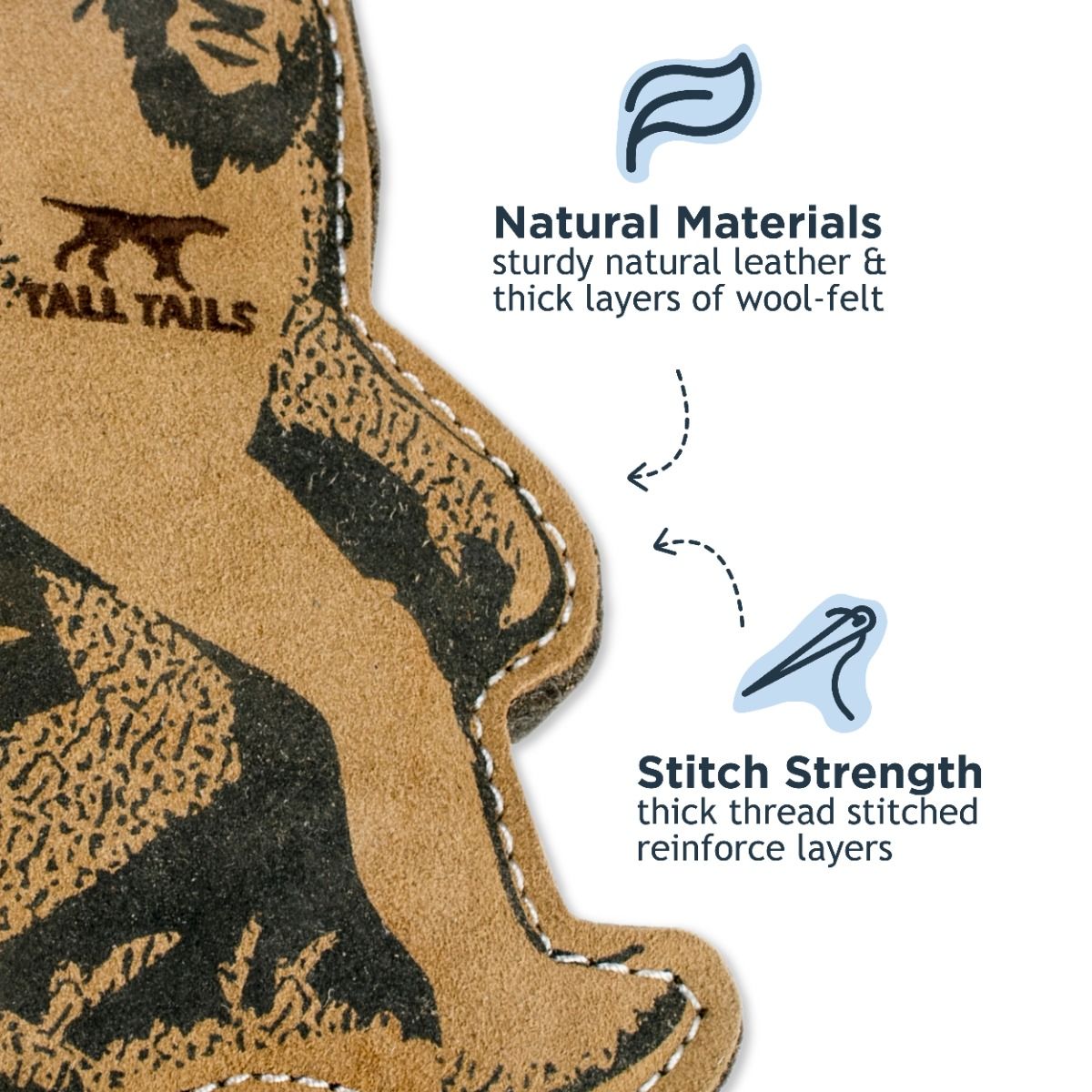 Natural Leather Bigfoot Jr. Toy