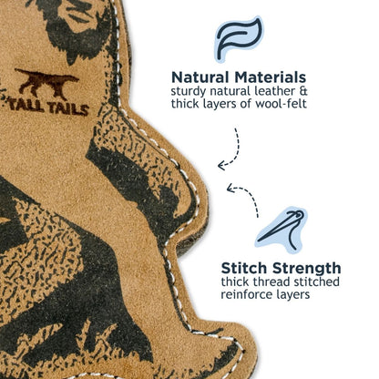 Natural Leather Bigfoot Jr. Toy