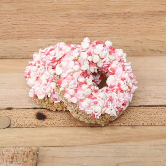 Strawberries and Cream Granola Donut