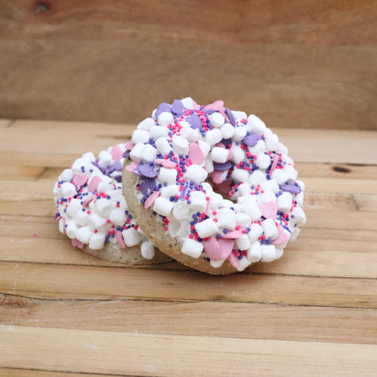 Valentine's Day Marshmallow Granola Donut