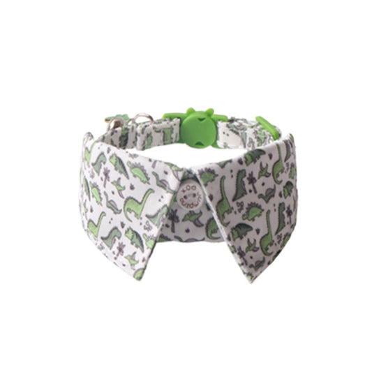 Lapel Cat Collar - Dinosaur