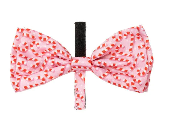 Candy Cane Bowtie - Pink