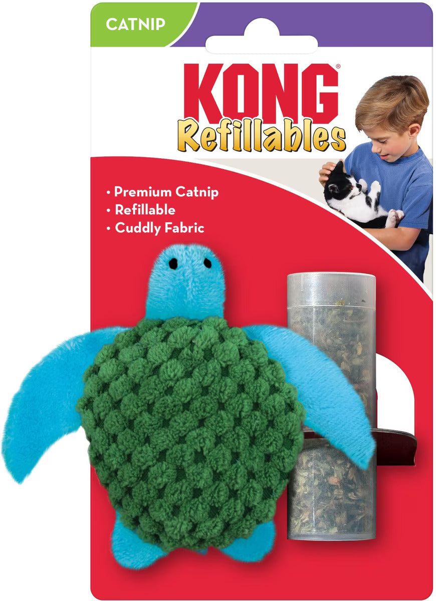 Kong Turtle Refillable Catnip Toy