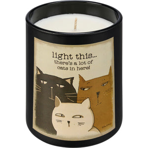 Vanilla Candle - A Lot of Cats