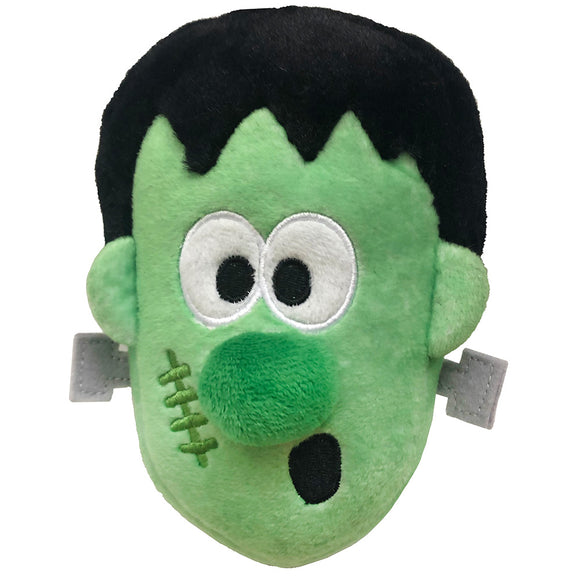 Frankenstein Head Plush Dog Toy