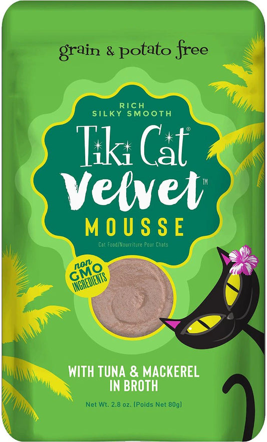 Tiki Cat Mousse Treat Pouch - Tuna & Mackerel