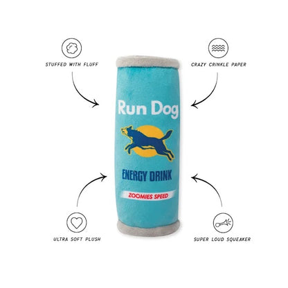 Run Dog Energy Drink Toy
